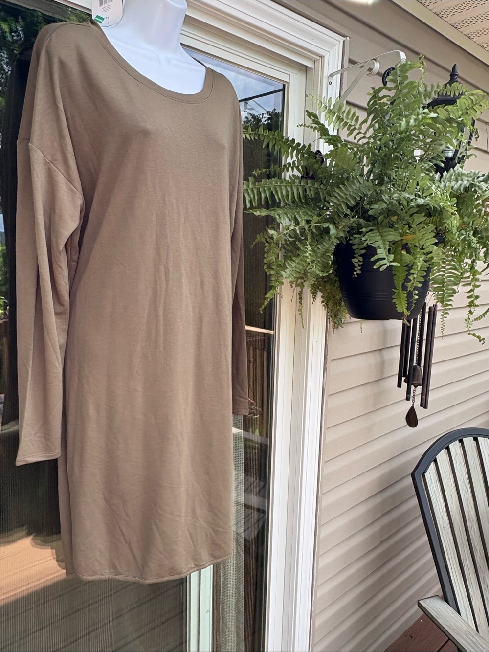 NWT Wonderly Long Sleeve Tunic Top in Olive Green size XL